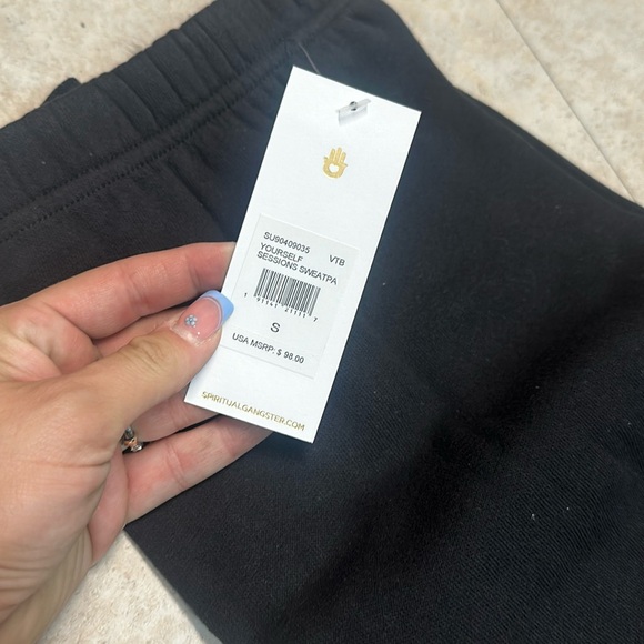 $$ Spiritual gangster, perfect sweatpants brand new with tags - Picture 6 of 7
